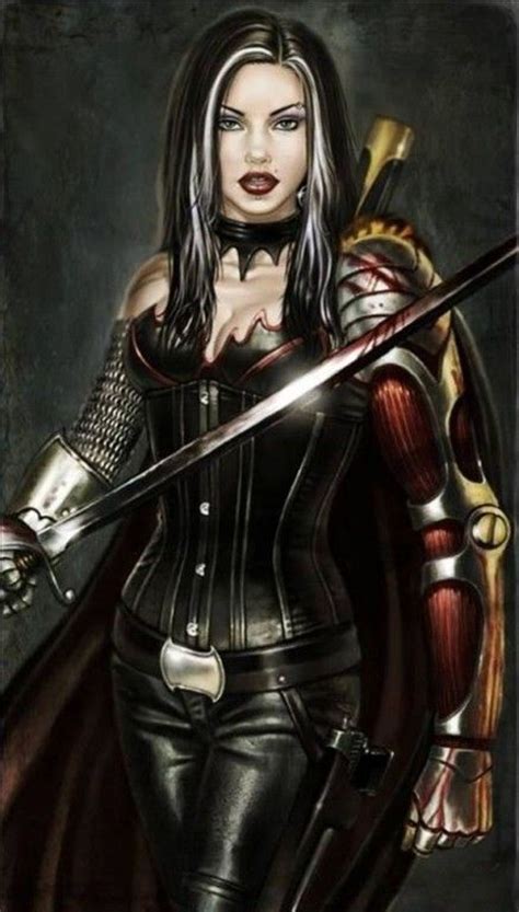 Dark Warrior Woman Art Fantasy Fighter Pinterest Dark Fantasy