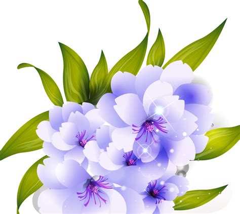 14 Flower Vector Png Gambar Bunga