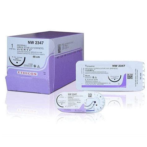 Buy Ethicon Vicryl Sutures Usp 3 0 12 Circle Round Body Nw 2437