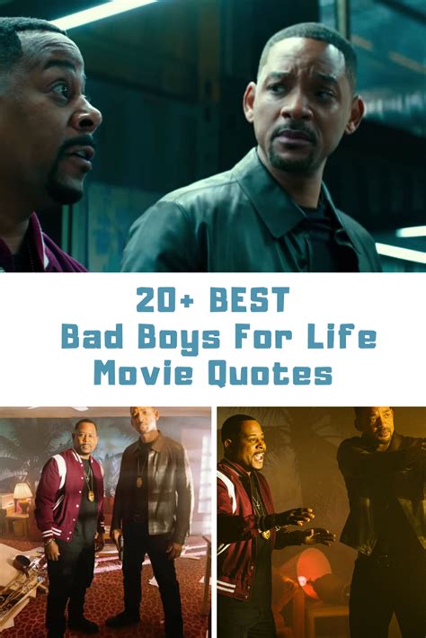 Explore our collection of motivational and famous quotes by authors you know and love. BEST Bad Boys For Life Movie Quotes | Movie quotes, Bad boys, Bad boy quotes