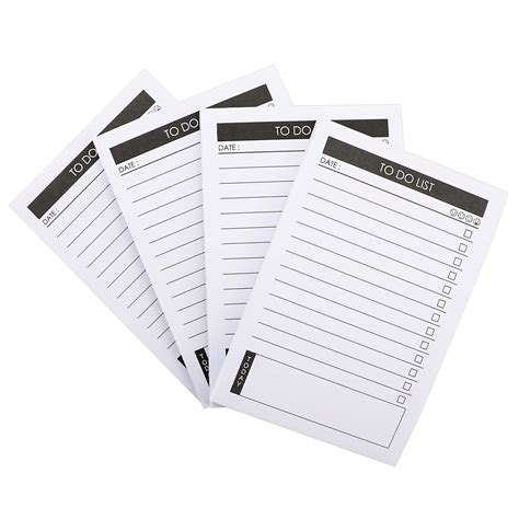 Buy Savita Pack To Do List Notepads Daily Planner Vertical Index
