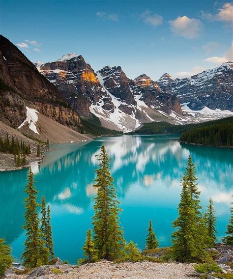 Moraine Lake Banff National Park Canada Full Dose Places To