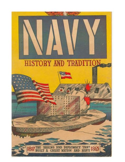 Navy History And Tradition 1817 1865 History Comic Book Style War