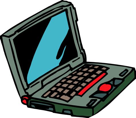 Computer Cartoon Laptopputer Clipart Wikiclipart