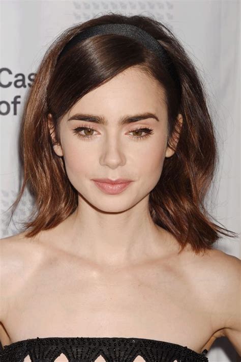Lily Collins Hairstyles And Hair Colors Steal Her Style