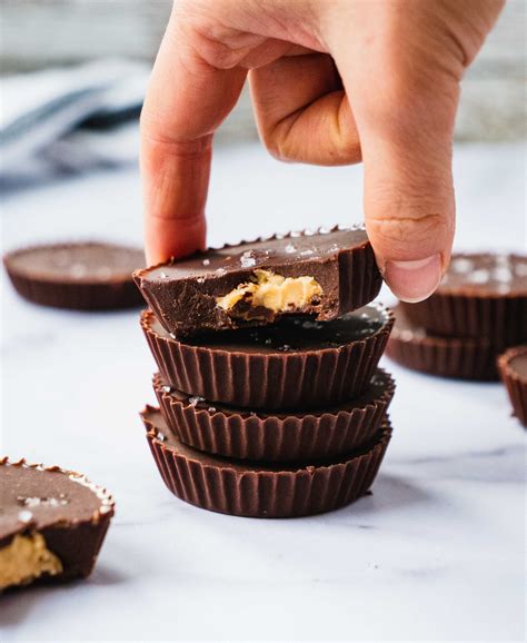 Healthy Peanut Butter Cups Shuangy S Kitchensink