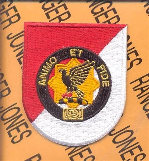1st Cavalry Brigade Acr Animo Et Fide Wdui Crest Beret