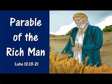 A rich man asked jesus, what must i do to live forever? jesus asked him if he knew the ten commandments. NT4 10 Parable of the Rich Man - YouTube