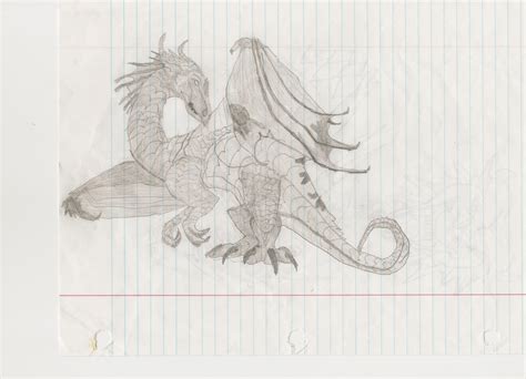 I made this drawing yesterday while drawing l. Full Body Dragon Sketch by DragonMasterForever on deviantART