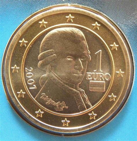Österreich 1 Euro Münze 2007 Euro Muenzentv Der Online Euromünzen