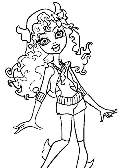 Kidsnfun 32 Kleurplaten van Monster High