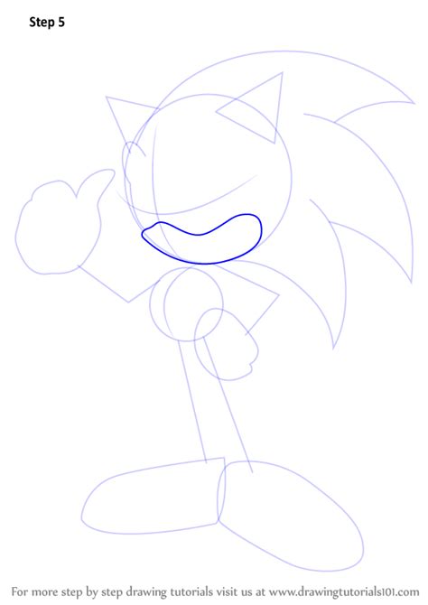 How To Draw Sonic Sonic The Hedgehog Step By Step