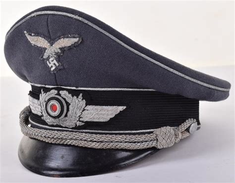Ww2 German Luftwaffe Officers Peaked Cap