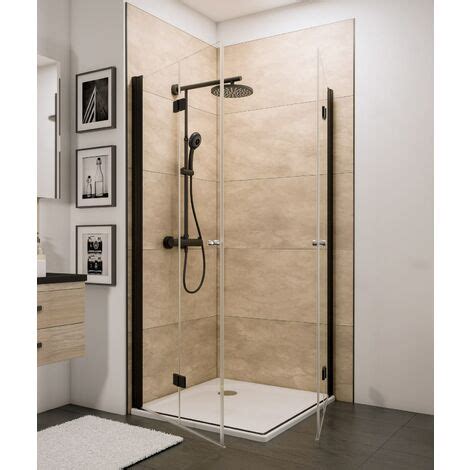 Acc S D Angle Droit Avec Portes De Douche Pivotantes Pliantes Verre