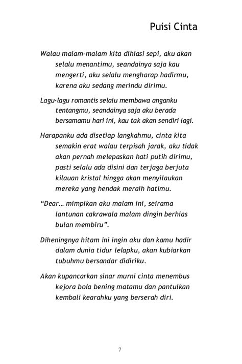 Maybe you would like to learn more about one of these? Puisi Cinta Lirik Lagu - Koleksi Puisi