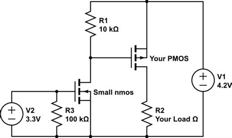 Electrical Switch Using Pmos Transistor Valuable Tech Notes