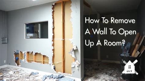 How To Remove A Wall To Open Up A Room In Your Home Diy Youtube