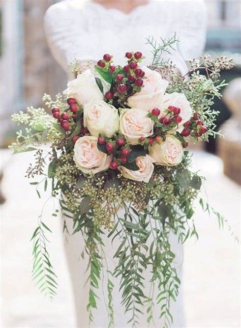 inspiring rose winter bouquet wedding ideas04 winter wedding flowers winter wedding bouquet