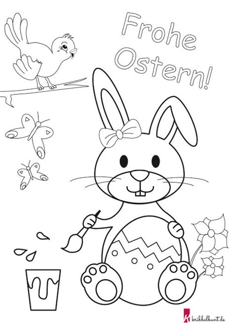 Viele, viele hasen mit ostereiern, frühlingsblumen, schmetterlingen und. Osterhasen basteln mit Kindern - mit Vorlage ganz einfach ...