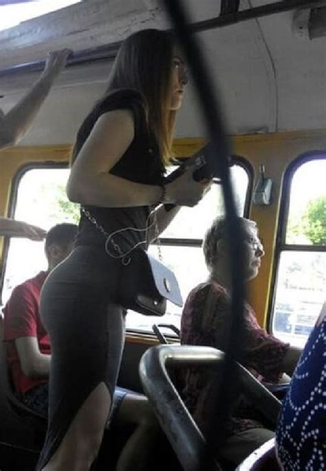 Chicas Sexys En Transporte Público