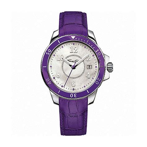 thomas sabo ladies purple leather glam and soul watch watches from francis and gaye jewellers uk
