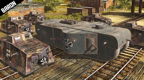German Wonder Tanks Of Ww1 Men Of War Monday Youtube