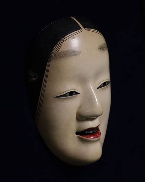 Noh Masker 1 Hout Japanese Wooden Noh Mask Of Catawiki