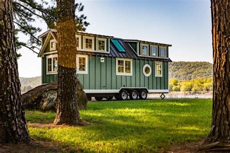 This Is A Custom 28′ Ridgewood Model Tiny House On Wheels By