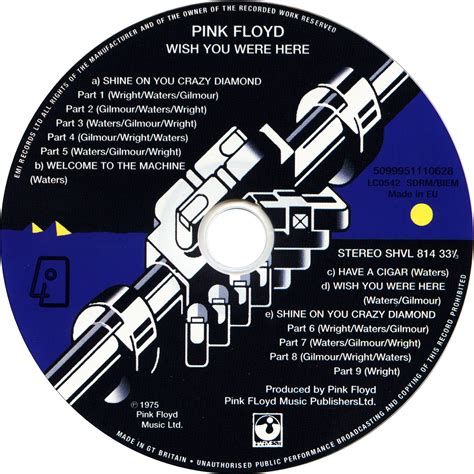 Pink Floyd Ilustrado Wish You Were Here Cd Eu · Oh By The Way