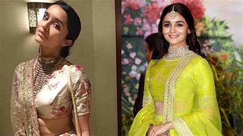 Shraddha Kapoor Or Alia Bhatt Who Looks Stunning In A Sabyasachi Lehenga Iwmbuzz