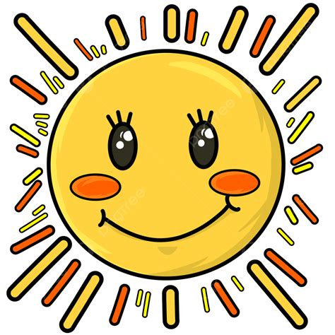 Cartoon Smiling Sun Sun Png Cartoon Sun Png Sun Clipart PNG Transparent Clipart Image And PSD