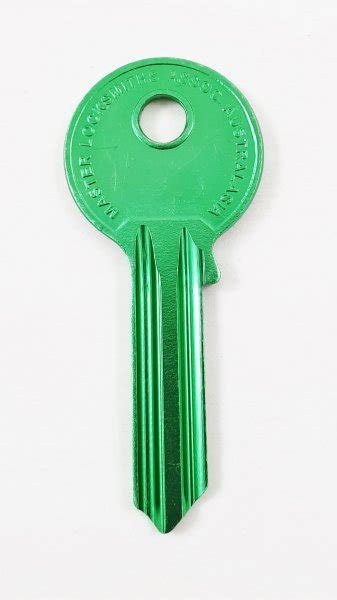 Ya1 Green Key Blank 3zip Security Products