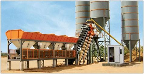 These concrete plants are designed for operating in Indian conditions