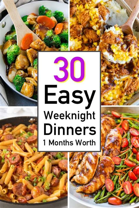 30 Easy Weeknight Dinners Everyones Raving About The Unlikely