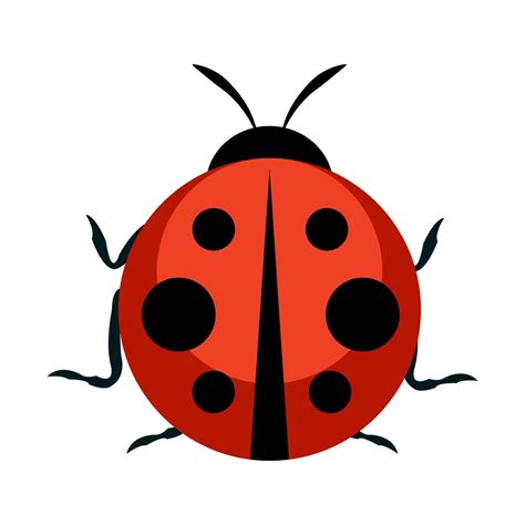 Cute Ladybug Icon Vector Illustration 2797287 Vector Art At Vecteezy