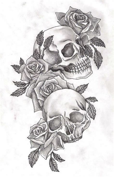 Tattoo Designs For Men Skull Rose Tattoos Skull Tattoos Tattoo