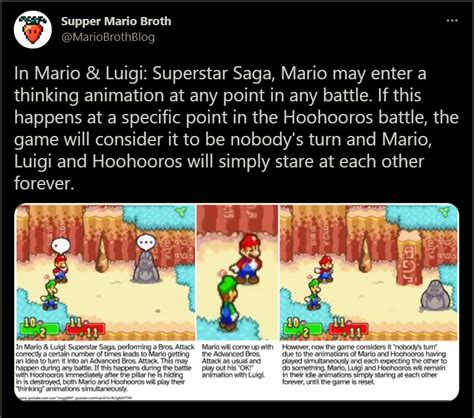 Mario Can Softlock Superstar Saga By Thinking Super Mario Know Your