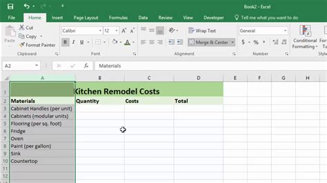 How To Format Subheadings And Columns And Lists In Excel YouTube