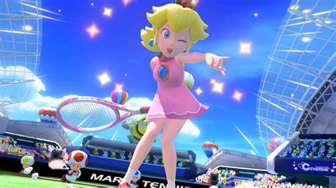 Sexy Peach Mario Tennis Ultra Smash Gameplay Screenshot Peachys Got It Wii U
