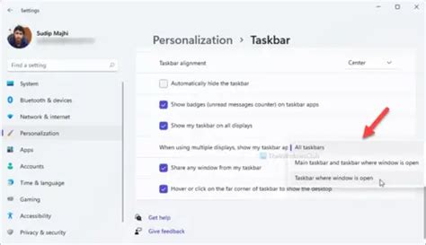 How To Show Taskbar Across Multiple Monitors In Windows 11