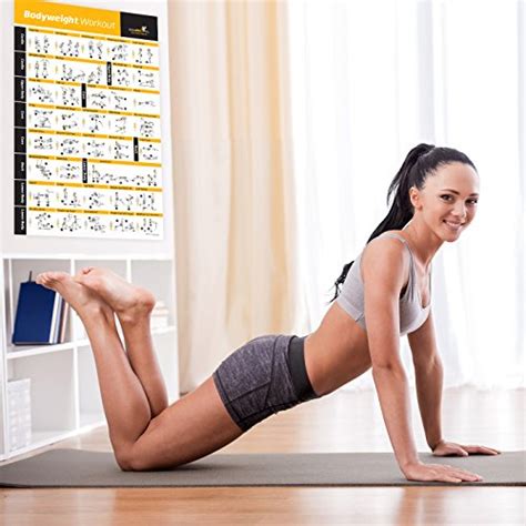 Bodyweight Exercise Poster Total Body Workout Personal Trainer