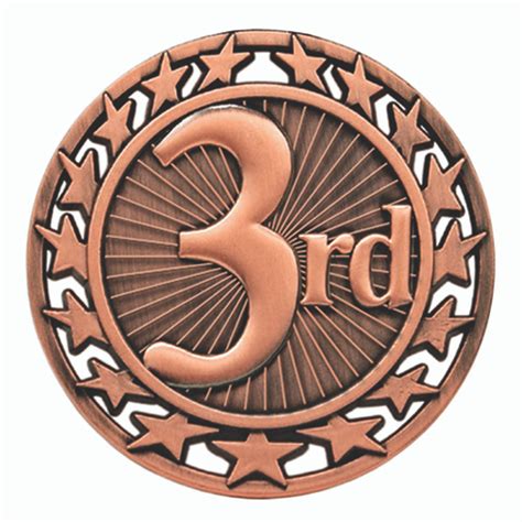 2 12 Star 3rd Place Medal Paradigm Recognition