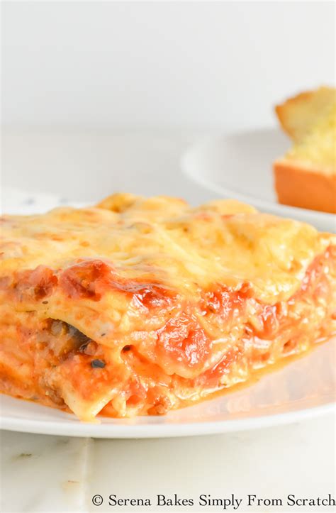 Best Ever Baked Lasagna Serena Bakes Simply From Scratch