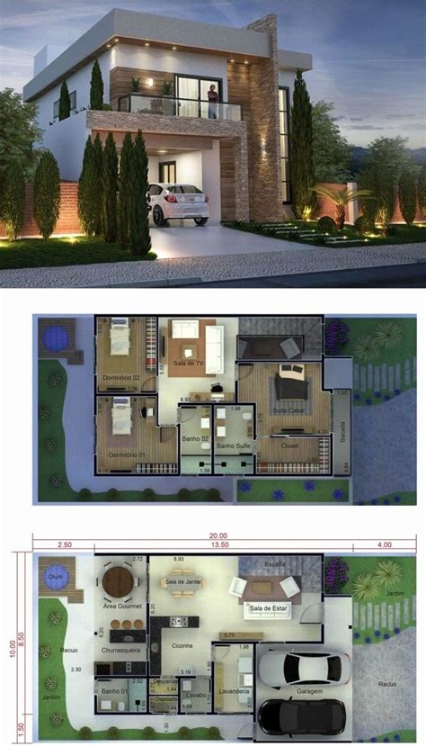 10 X 20 House Plans Lovely 3 Bedrooms Home Design 10x20 Meters