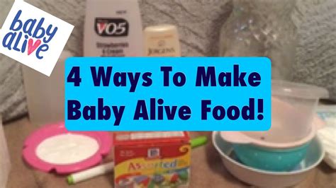 4 Ways To Make Baby Alive Food YouTube