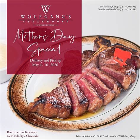 Treat Mom To A Delicious Mothers Day Meal And Order These Special Meal