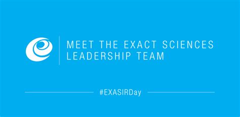Exasirday Meet The Exact Sciences Leadership Team Exact Sciences