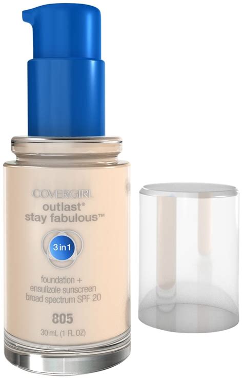 Covergirl Outlast Stay Fabulous In Foundation Best Foundation For