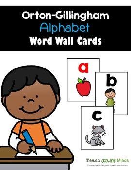 We, at the orton gillingham online academy (ogoa), believe that all people have the right to reach their full potential. Orton-Gillingham Alphabet Word Wall Cards | Word wall ...