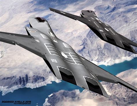 Lockheed Martin Sixth Generation Fighter By Rodrigoavella Stealth Aircraft Lockheed Fighter